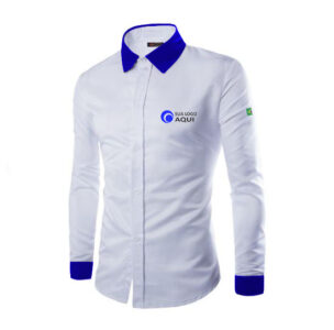 Modelo de camisa de trabalho social personalizada uniformes corporativo ...