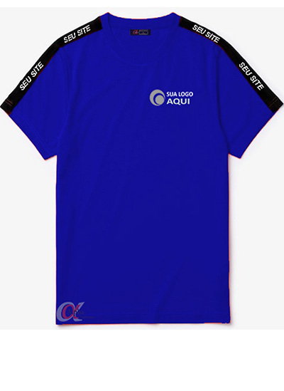 Camiseta alpha uniformes malha com proteção UV personalizada peito bordado e ombros site com sublimação