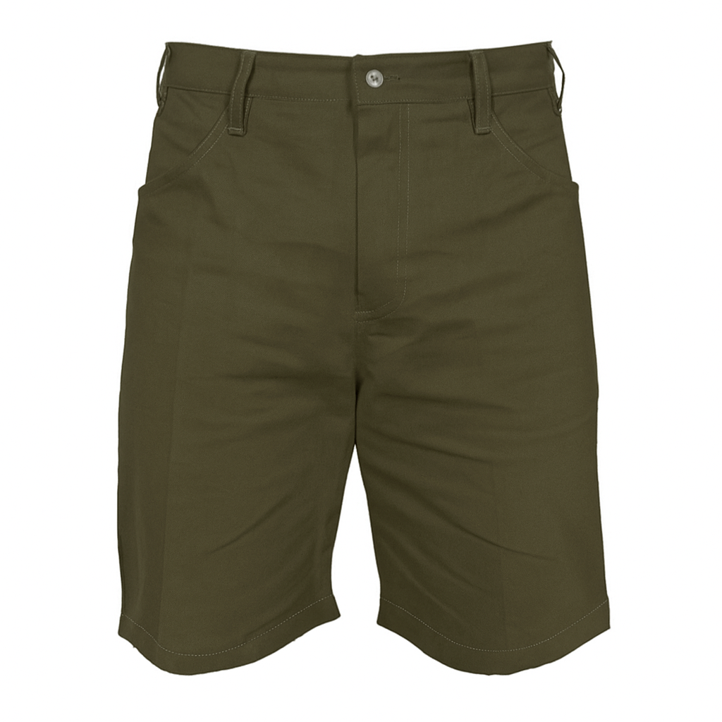 bermuda-brim-sarja-verde-oliva-uniforme-unialpha Bermuda Brim Sarja Verde Militar Unialpha Uniformes resistente para uniforme operacional e logística.