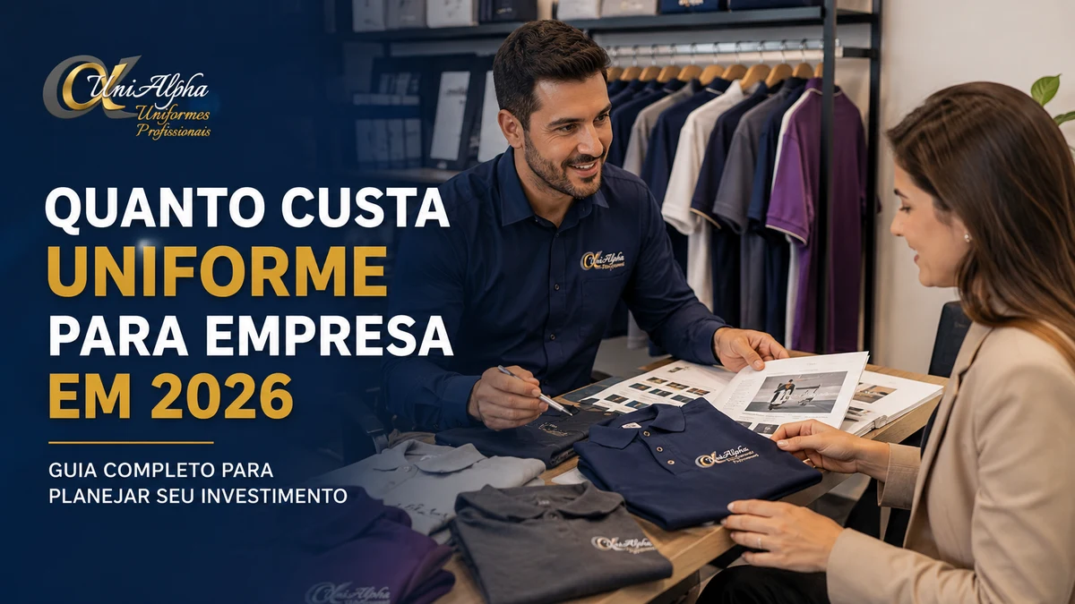 quanto custa uniforme para empresa preço fardamento equipe unialpha sorocaba