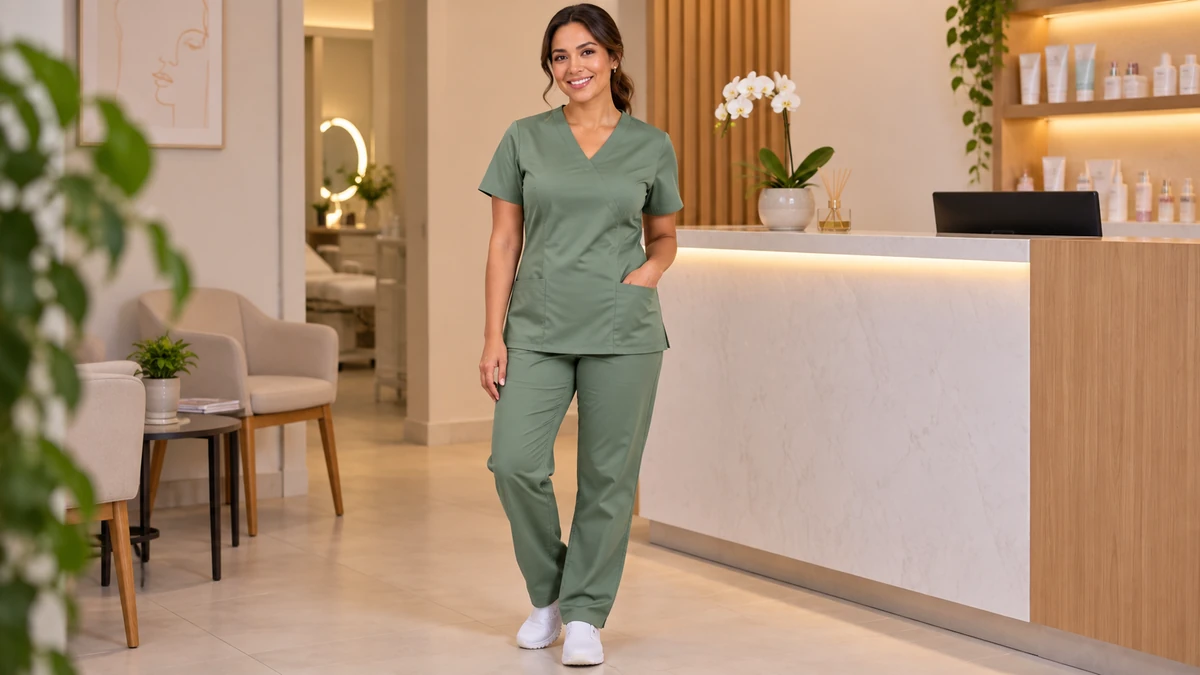 Imagem ilustrativa: scrub estetica