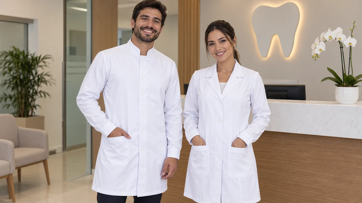 Imagem ilustrativa: jaleco odontologia